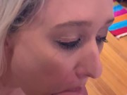 Jayce owns lacey’s throat and covers her face in cum 11/16