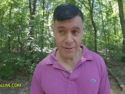 Tag Team Girl Lost in Woods! Marilyn Sugar Epic Squirting and Creampie - Part 1 of 2 1/16