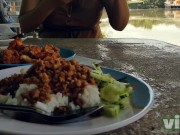 Christmas sex, Thailand natural park with beautiful girl big tits & fucking in doggy style 3/16