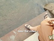 Christmas sex, Thailand natural park with beautiful girl big tits & fucking in doggy style 8/16