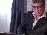 Dane Jones Teacher fucks sexy student Lady Dee bent over desk doggystyle 1/16