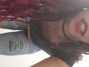 Going into the public restroom to take a pee & get a taste would you like a taste ? 3/16