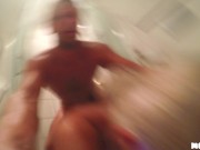 Stepsis Fucks and Sucks My Cock in the Shower till Orgasm ends with Facial 12/16