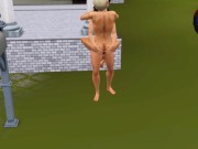 Woman really wants sex from her lover right in the local bar | Porno game 12/16