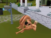 Woman really wants sex from her lover right in the local bar | Porno game 14/16