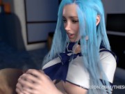 3D Porn Sailor Anime Hentai Handjob 6/16