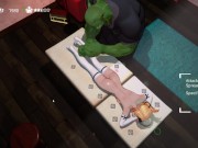 Orc Massage 5.1 - Sexy elf massaged and impaled by huge orc 4/16