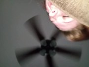 stepbrother & stepsister quiet fuck in living room while parents are asleep 15/16