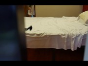 stepson looking at his horny stepmom !! he ends up cumming in her mouth 1/16