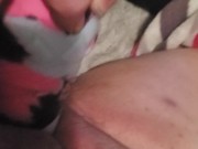 Stretching my pussy with my bad dragon 10/16