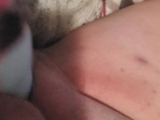 Stretching my pussy with my bad dragon 15/16