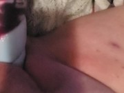 Stretching my pussy with my bad dragon 16/16