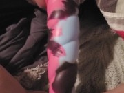 Stretching my pussy with my bad dragon 2/16