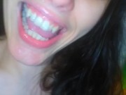 An Onlyfans Fan Requested Wet Sloppy Spitty Spit Saliva Play Pink Mouth Pics so I also Made a Video 14/16