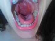 An Onlyfans Fan Requested Wet Sloppy Spitty Spit Saliva Play Pink Mouth Pics so I also Made a Video 8/16