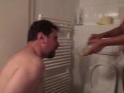 joschi get his meal from toilet 2/16