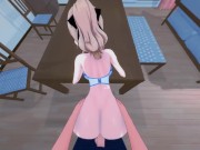 Jean getting fucked on her downtime, making her cum on a table. Genshin Impact Hentai. 4/16