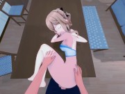 Jean getting fucked on her downtime, making her cum on a table. Genshin Impact Hentai. 8/16