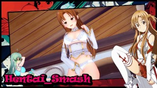 320px x 180px - Asuna Yuuki masturbÃ¡ndose sola en su habitaciÃ³n - Sword Art Online Hentai.  - RedTube