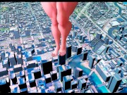 Stompy Stompy (giantess animation test) 4/16
