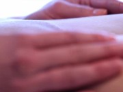 Brunette babe Adrien first time massaged 4/16