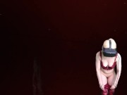 Gamer Girl Spanks Herself And Shows Boobs