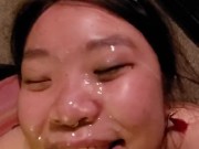 Asian girl facial 8/16