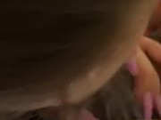 Messy hair mistress deep throats fat cock 9/16