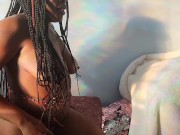 Flexible lil bitch tries out different positions to get fucked in.  12/16