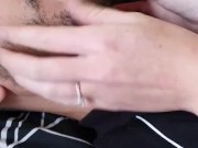 Satisfying Beard Scratch Massage With Natural Long Nails 10/16