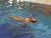 Watch Lina Mercury in red lingerie underwater 14/16