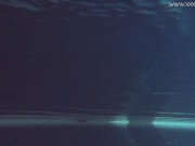 Watch Lina Mercury in red lingerie underwater 8/16