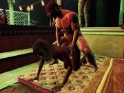 Secret clan fucked two girls on the road, and then in their lair | PC Game 7/16