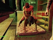 Secret clan fucked two girls on the road, and then in their lair | PC Game 8/16