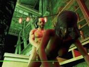 Secret clan fucked two girls on the road, and then in their lair | PC Game 9/16