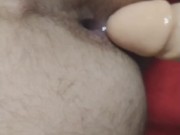 Pegging doggystyle with wife. Part 1 | strapon | with conversations 10/16