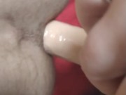 Pegging doggystyle with wife. Part 1 | strapon | with conversations 3/16