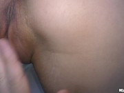 This is the plumpest pussy I've ever seen ! Unusual chubby pussy Jasmine Waterfall hugs my dick 7/16