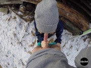 Moniteur de ski baise son élève sexy après une fellation - Couple amateur POV Lily&Jack 11/16