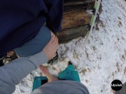 Moniteur de ski baise son élève sexy après une fellation - Couple amateur POV Lily&Jack 12/16