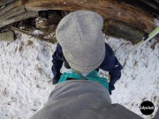 Moniteur de ski baise son élève sexy après une fellation - Couple amateur POV Lily&Jack 5/16