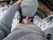 Moniteur de ski baise son élève sexy après une fellation - Couple amateur POV Lily&Jack 8/16