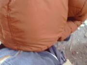 OMG PUBLIC CUM PANTYHOSE IN DANGEROUS PLACE 7/16