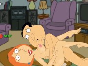 Griffin - Lois Has Fun With Peter, Quagmire and Donna - Sex Cartoon Hentai P74 14/16