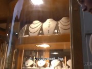 HUNT4K. Boy is watching how his slutty girl makes money with pussy 1/16