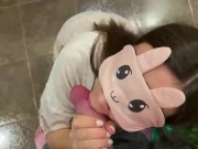 Sweet homemade blowjob near new year tree and slowmotion cumming 13/16