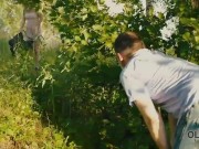 OLD4K. Bookworm doesnt mind having outdoor sex with hungry old guy 2/16