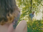 OLD4K. Bookworm doesnt mind having outdoor sex with hungry old guy 6/16