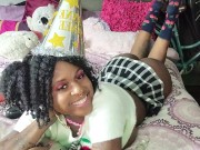 CUM BRING IN THE NEW YEAR 2021 WITH CHERRY SLURPEE! -jerk off / masturbation / party 14/16