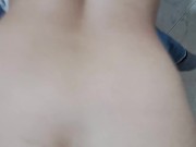 She gets hot while we watch a series (Vertical video) 8/16